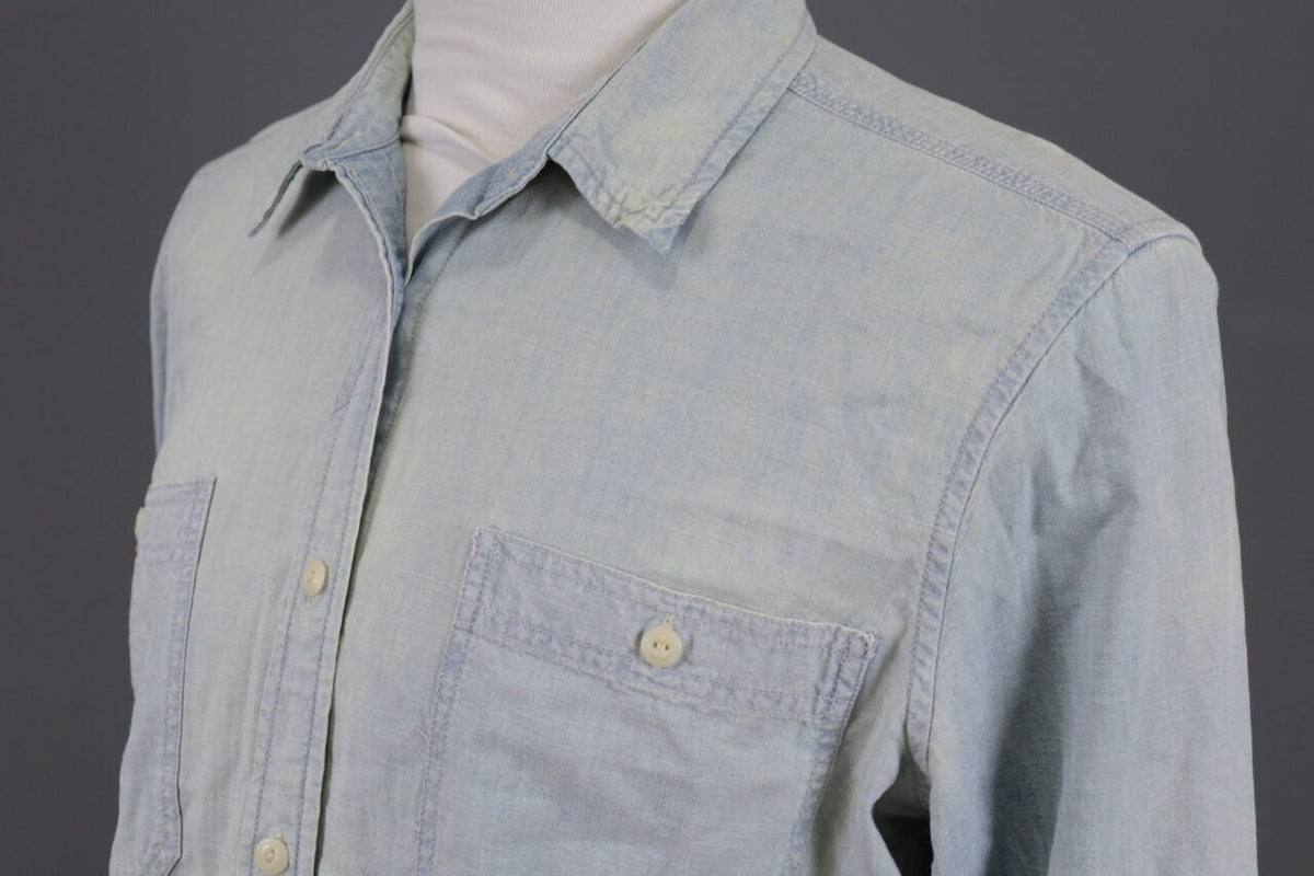 Denim & Supply Ralph Lauren Blue Long Sleeve Denim Over Shirt XL – Men's
