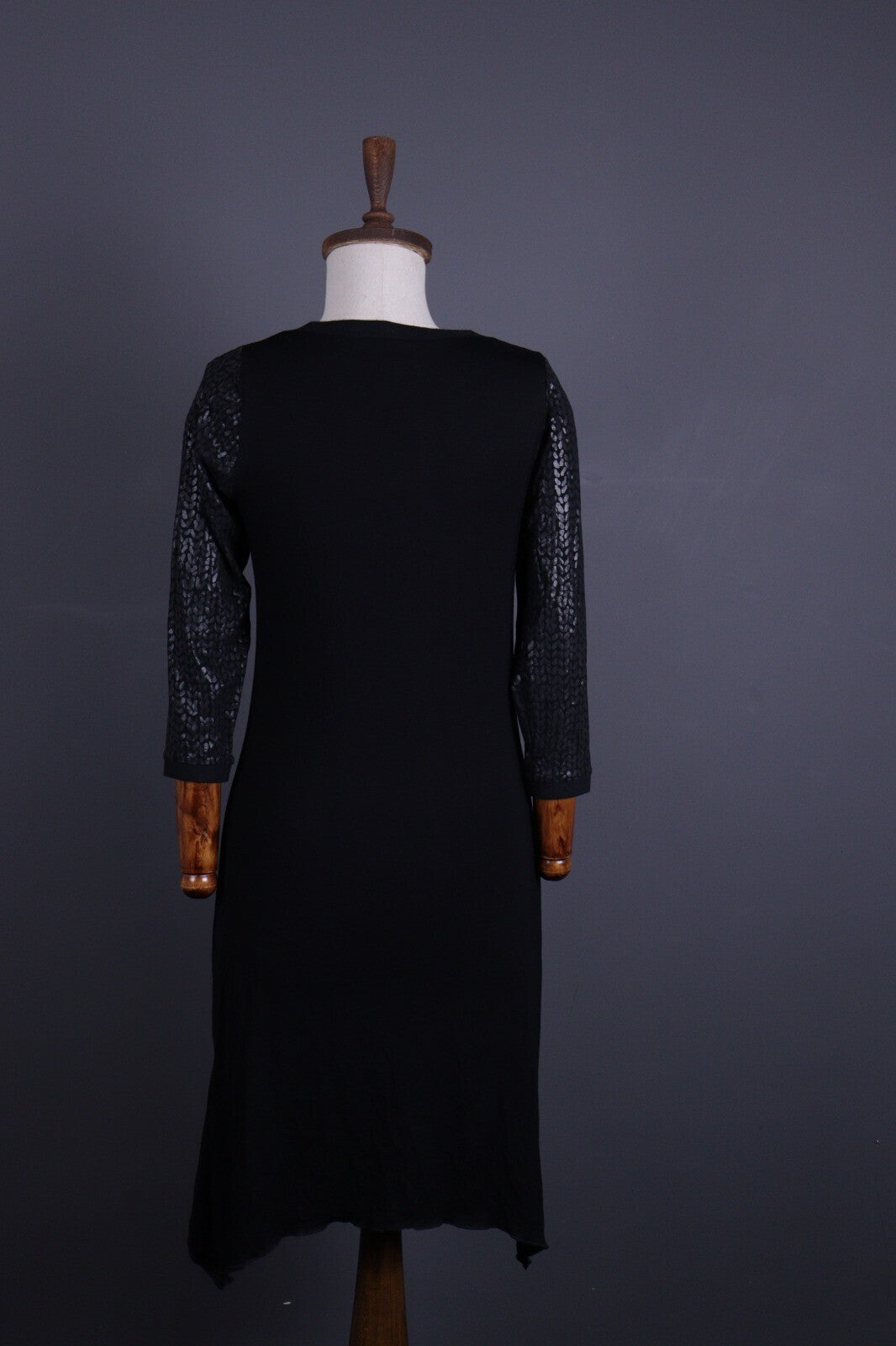Sportalm Kidzbuhel Black Sequin Long Sleeve Sweater Midi Dress 36 / S