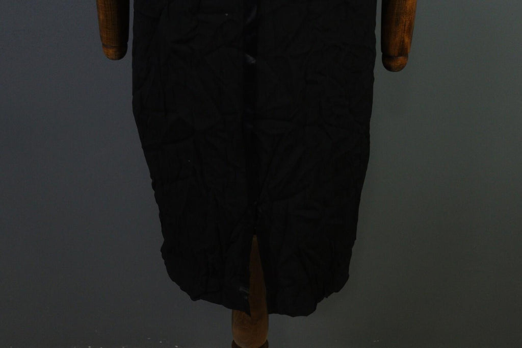 ANNETTE GORTZ Black Viscose Knee Length Sheath Dress – Size 40