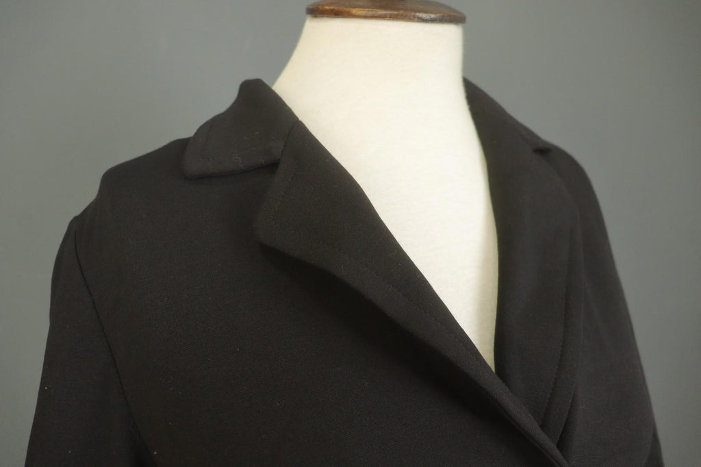 MARIMEKKO Ritva Falla Black Formal Notch Lapel Double Breasted Blazer Jacket S/M