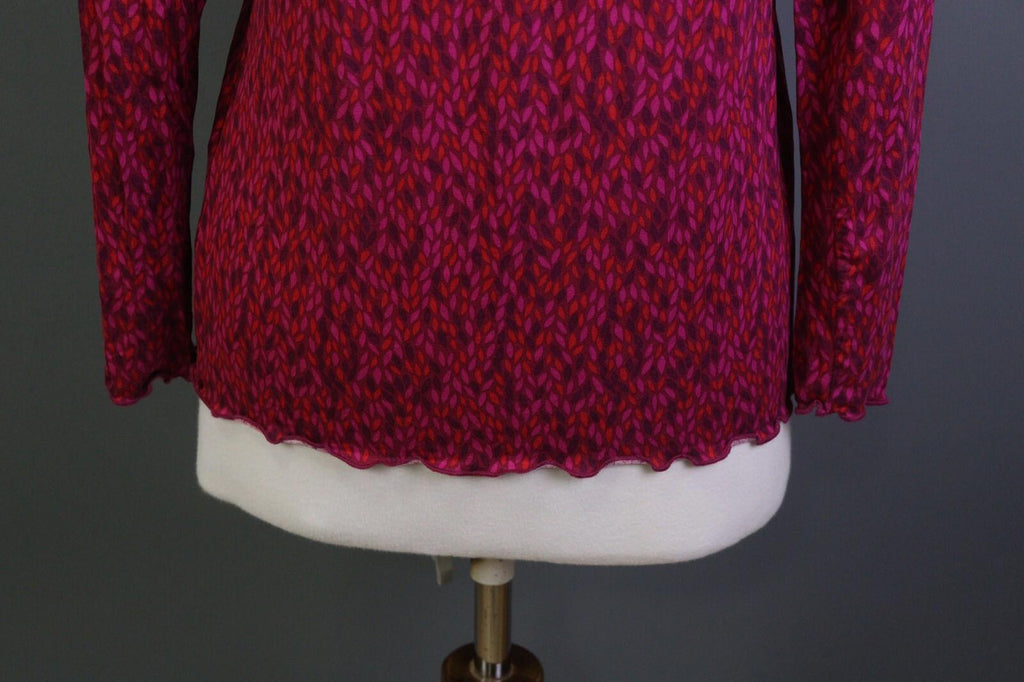 GUDRUN SJODEN Multicolor Floral Long Sleeve Blouse Top Shirt – Size S