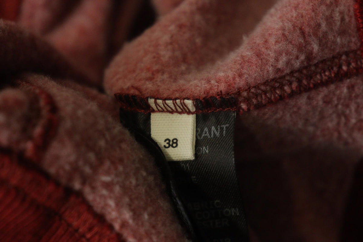 ISABEL MARANT ÉTOILE Burgundy Fleece Lined Crew Neck Pullover Sweatshirt – Size 38