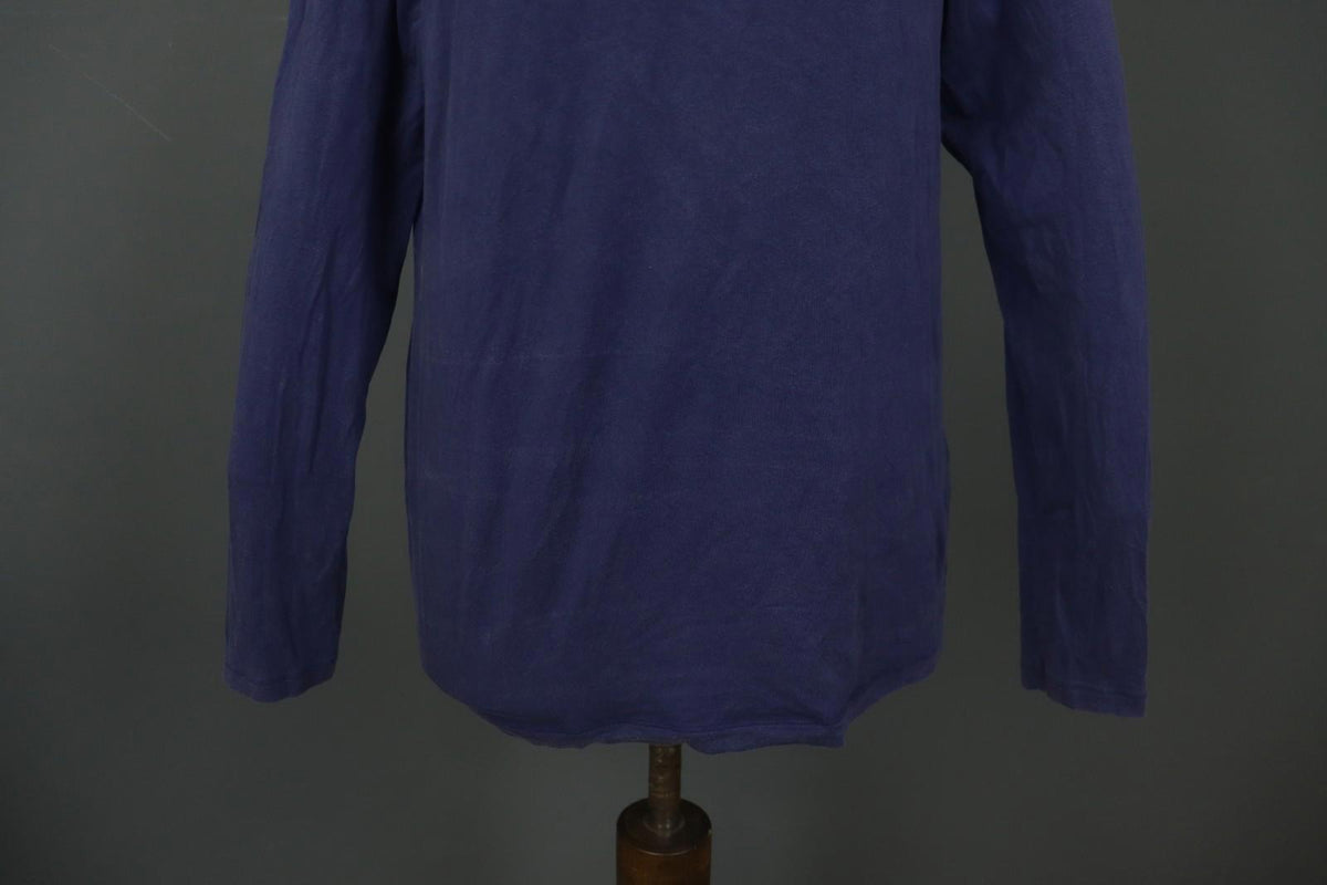 GUDRUN SJODEN Navy Knitted Long Sleeve Turtle Neck Pullover Sweater – Size L