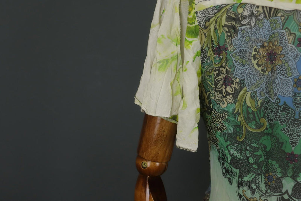 ELISA CAVALETTI SONO ITALIANO Multi Patchwork Floral Paisley Boho Dress – Size M