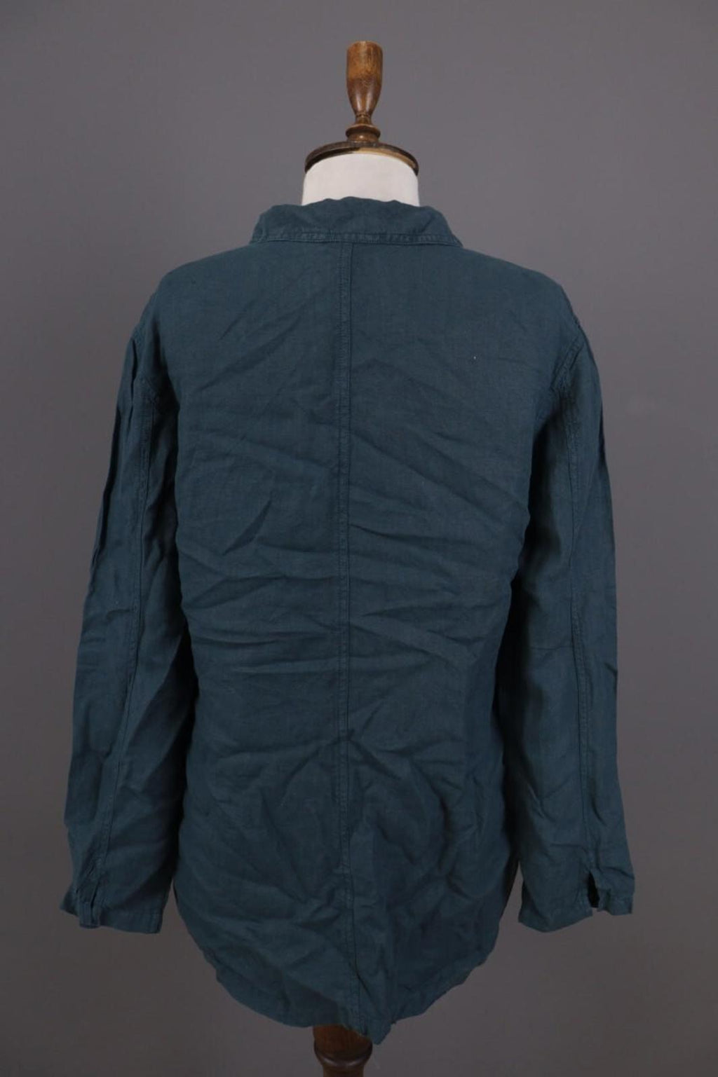 TRANSIT PAR SUCH 164 Blue Lagenlook Lightweight Linen Coat Jacket – Size 5