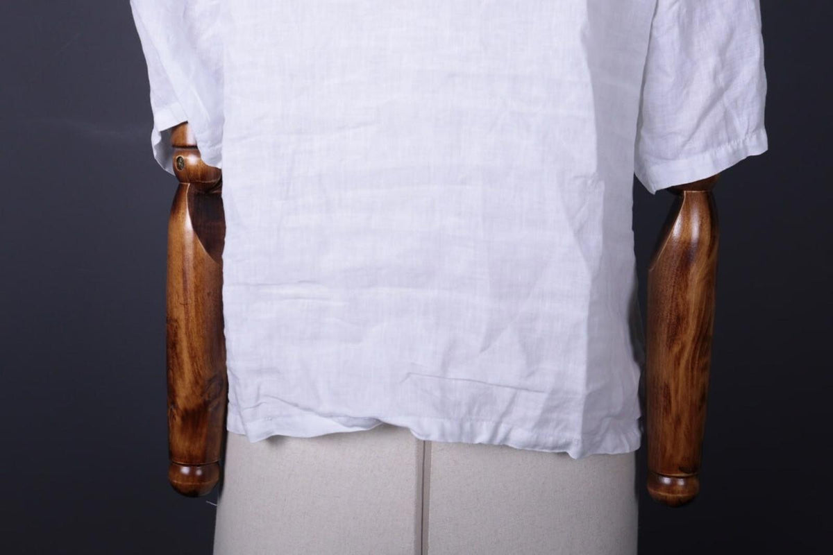 TOAST White Linen Short Sleeve Blouse Shirt – Size M