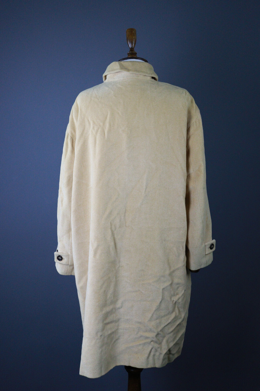Jil Sander Beige Alpaca Wool Vintage Lagenlook Overcoat – Size 36 / Small