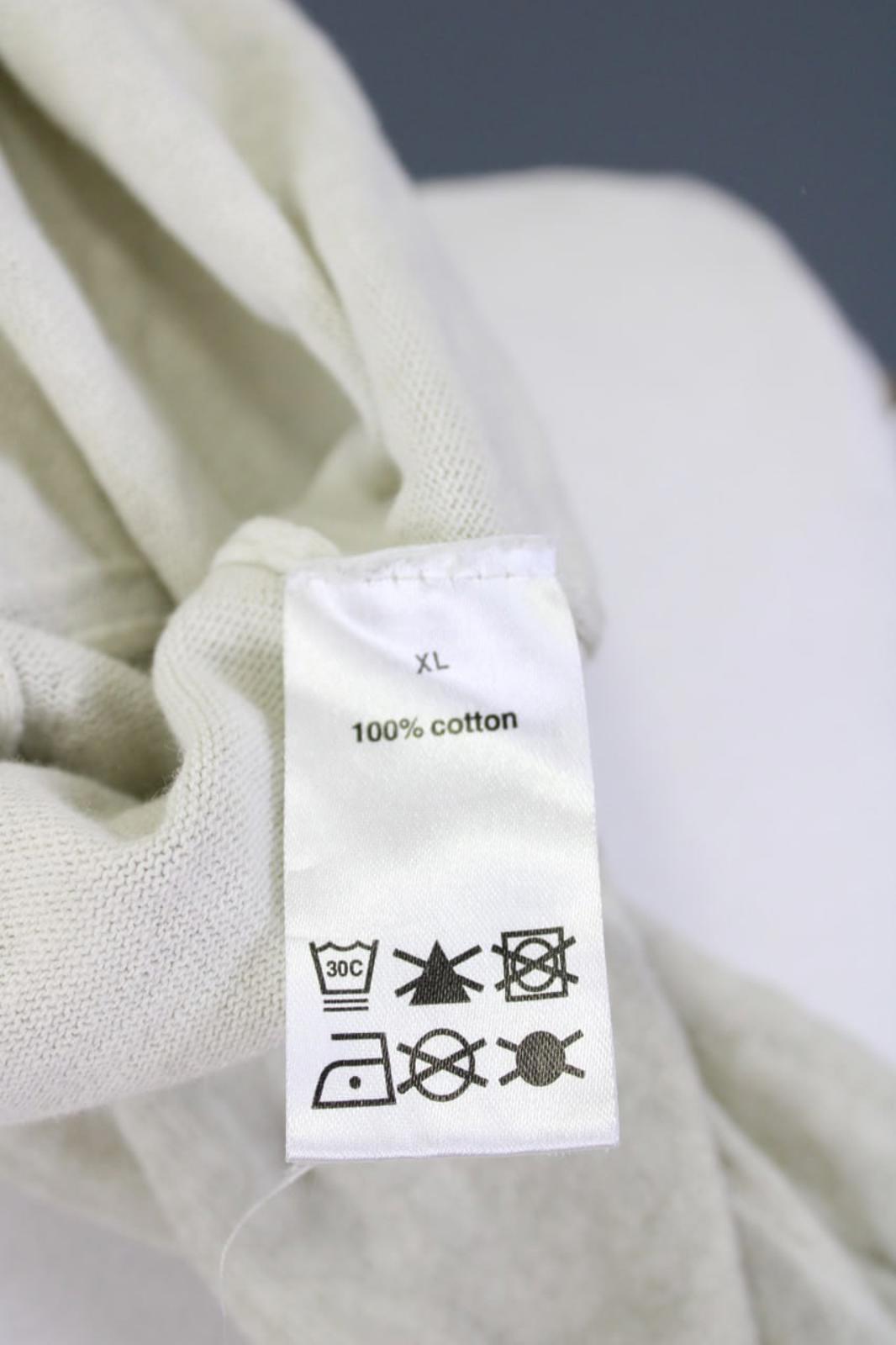 RUNDHOLZ Cardigan Sweater Beige 100% Cotton Collared Long Sleeve – Size XL
