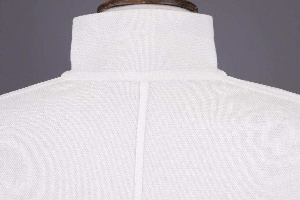 FRAUENSCHUH POLARTEC White 1/2 Zip Lightweight Fleece Top – Size XL