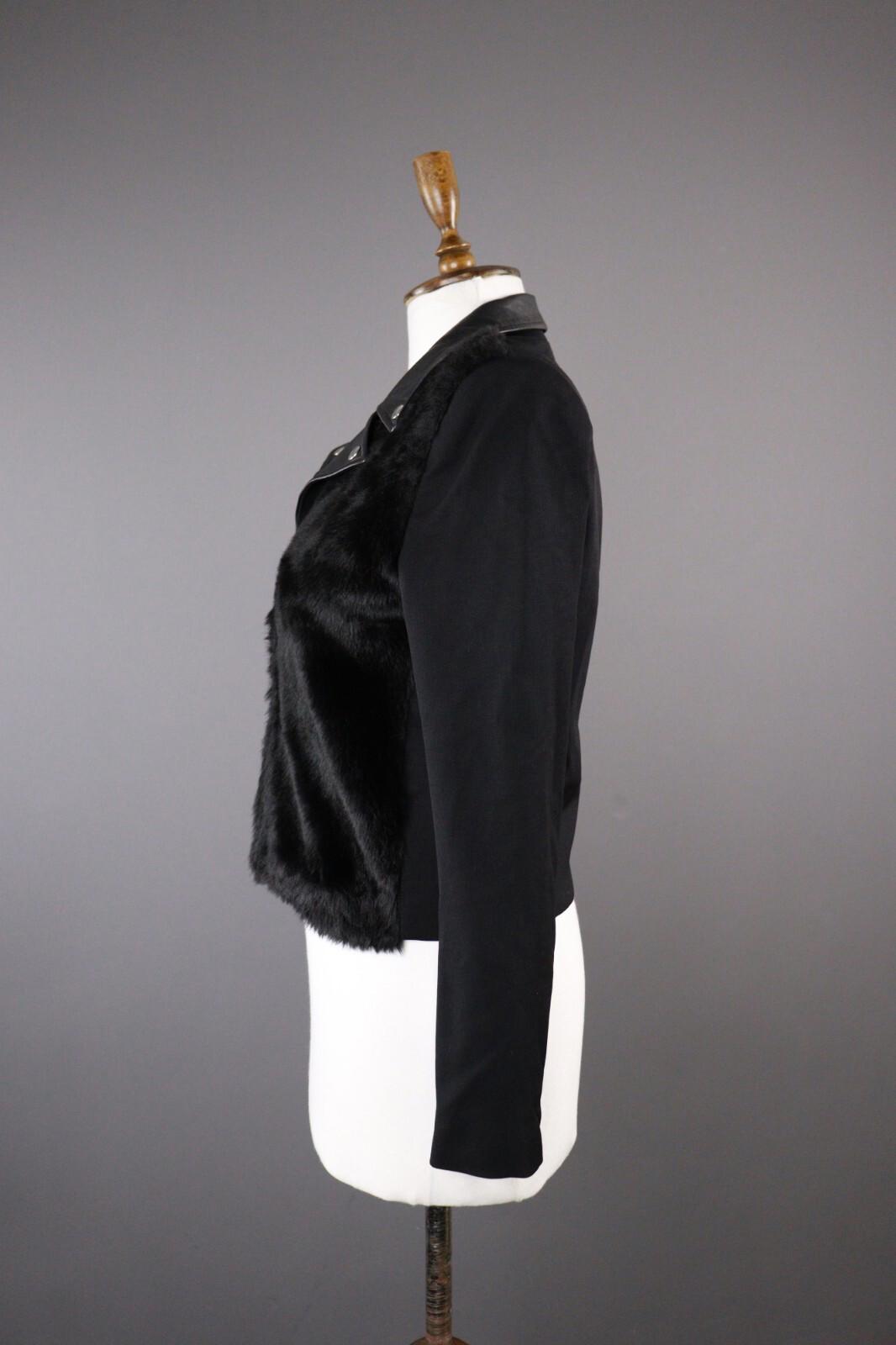 THE KOOPLES Black Wool Cape Jacket Blazer – Size 38 – Used