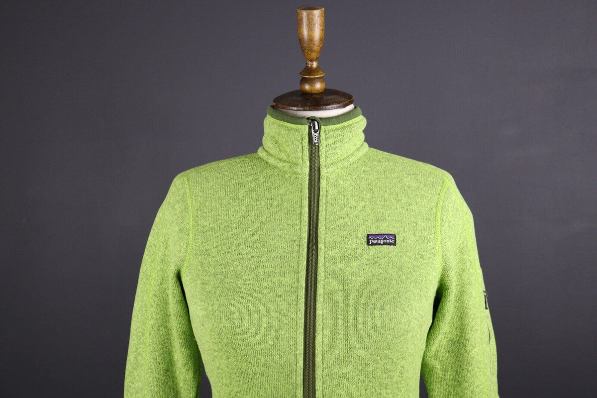 Patagonia Green Full Zip Hiking Outdoor Fleece Sherpa Jacket – Size XS