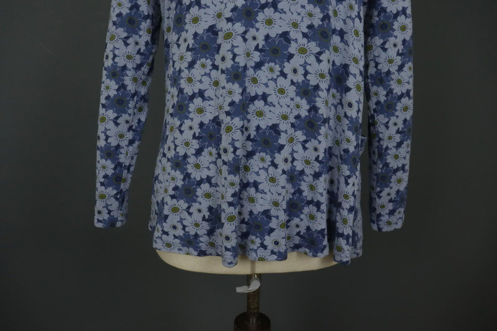 GUDRUN SJODEN Multi Floral Long Sleeve Round Neck Button Front Cardigan – Size M