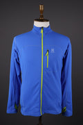 HAGLOFS Stem Full Zip Blue Fleece Hiking Sweater – Size M