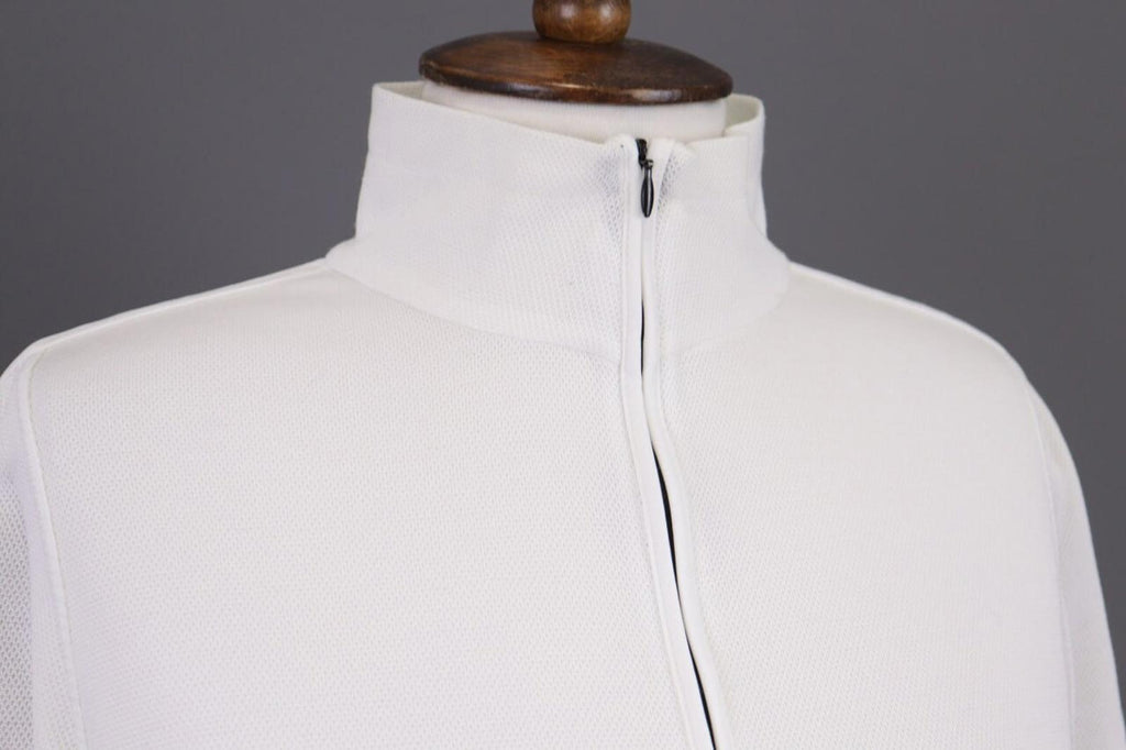 FRAUENSCHUH POLARTEC White 1/2 Zip Lightweight Fleece Top – Size XL