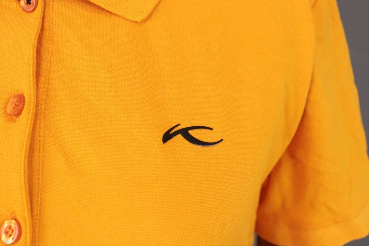 KJUS Systems Orange Short Sleeve Polo Shirt – Size 42 / XL