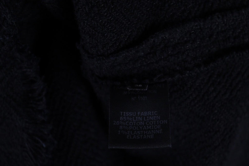 ISABEL MARANT Black Wool Knit Lagenllok Sweater – Size 38 Small