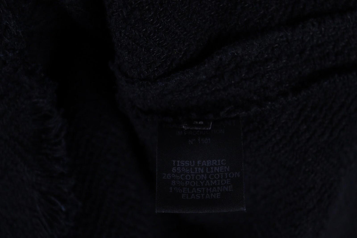 ISABEL MARANT Black Wool Knit Lagenllok Sweater – Size 38 Small