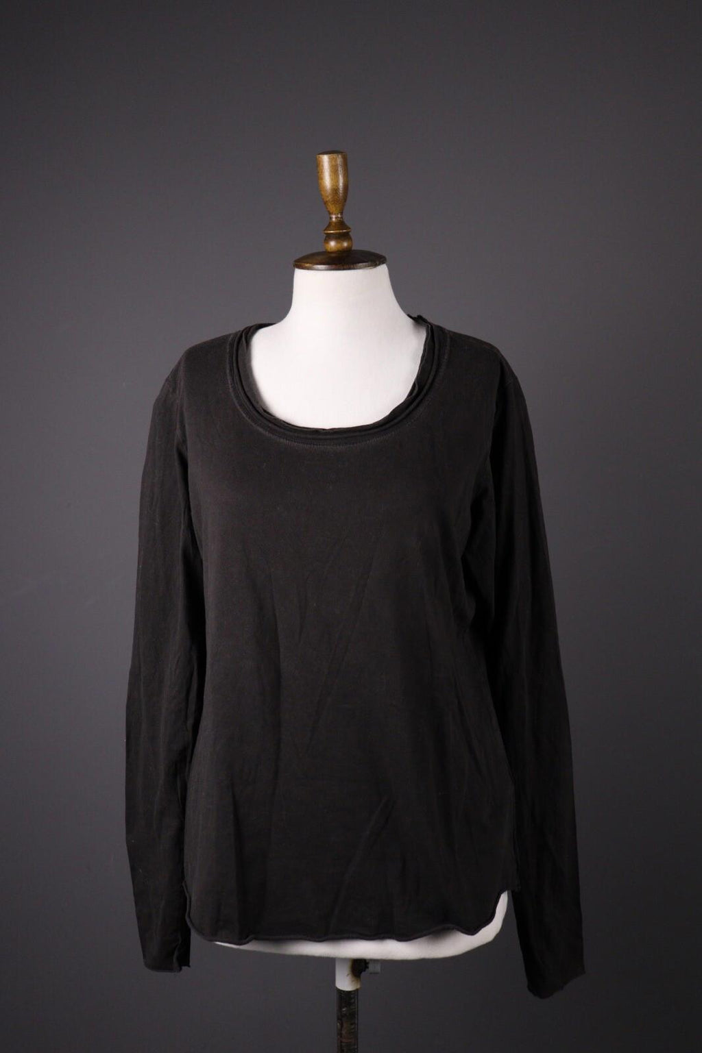 RUNDHOLZ White Designer Lagelook Knit Long Sleeve Top Blouse Shirt – Size S