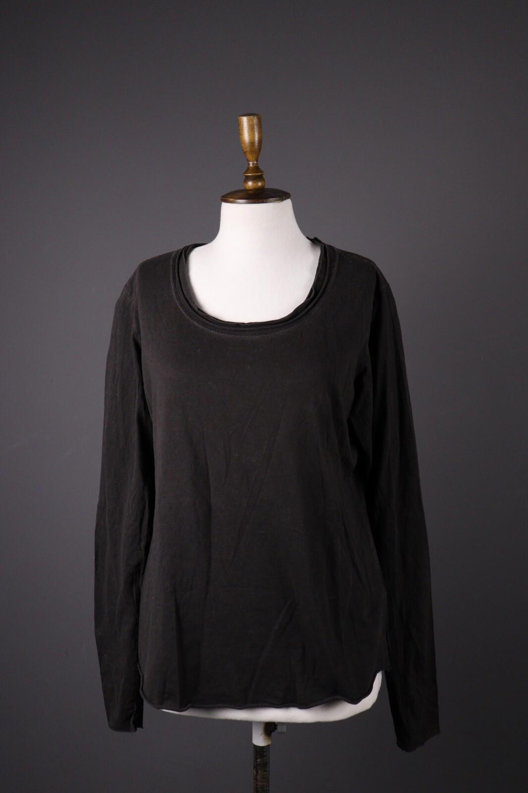 RUNDHOLZ White Designer Lagelook Knit Long Sleeve Top Blouse Shirt – Size S