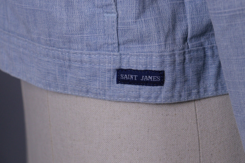 Saint James Depuis 1889 Blue Denim Coach Jacket – Size L-XL US14?