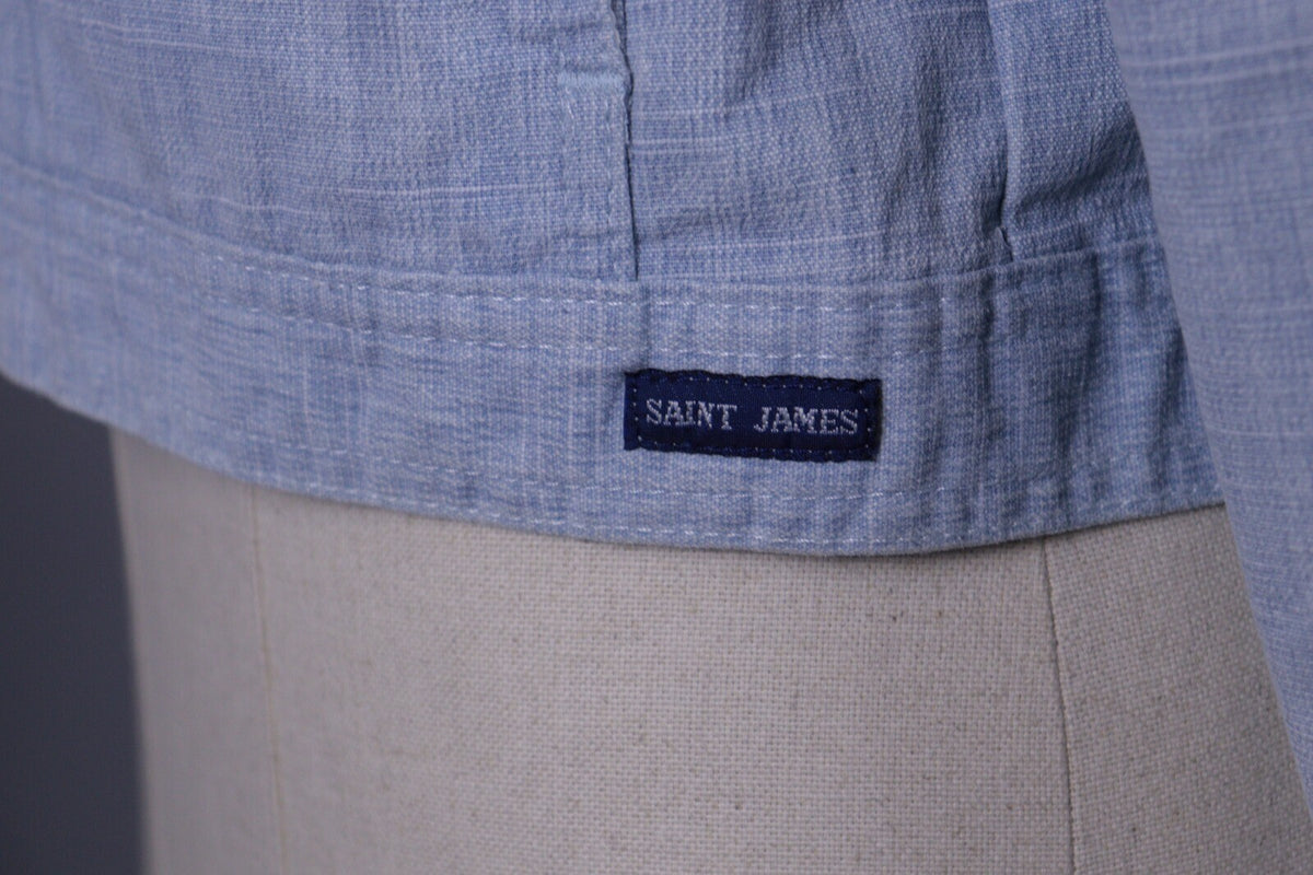 Saint James Depuis 1889 Blue Denim Coach Jacket – Size L-XL US14?