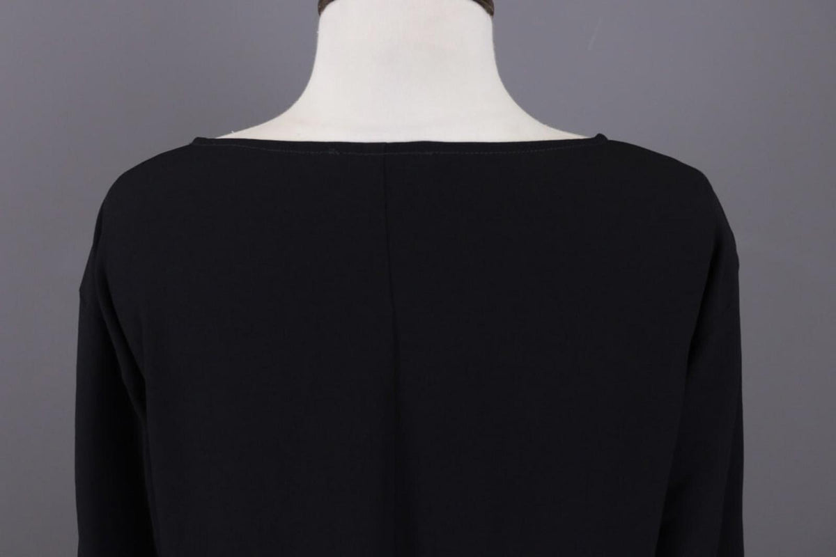 BNWT OSKA Black Lagenlook Oversize Long Sleeve Sweater Midi Dress – Size 1