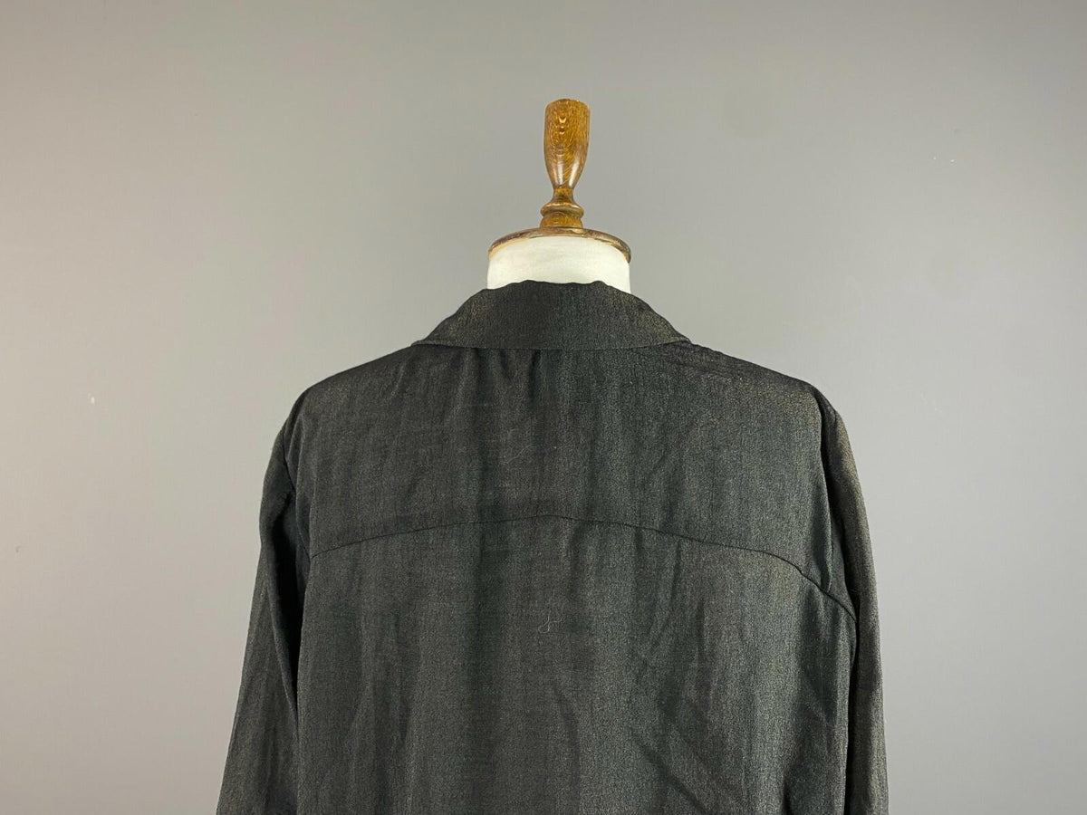 COP COPINE Black Mepris Veste One Button Blazer Jacket – Size 40