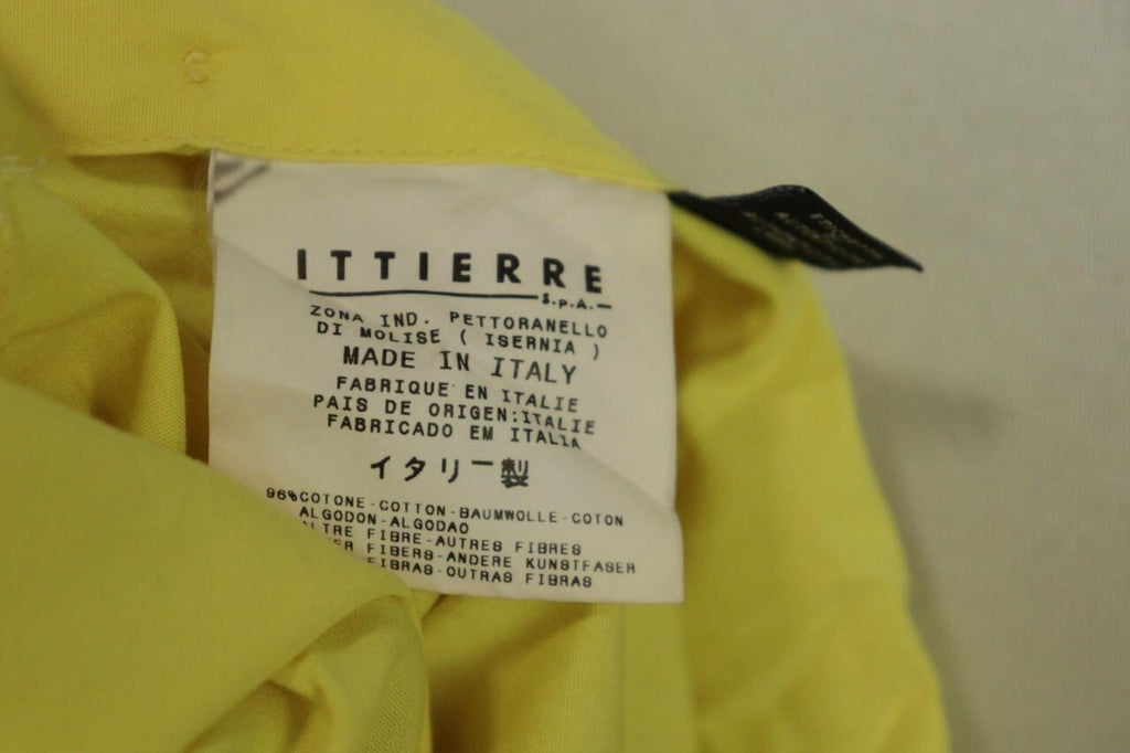 Versace Jeans Couture Button Down Yellow Shirt Vintage – Size Small