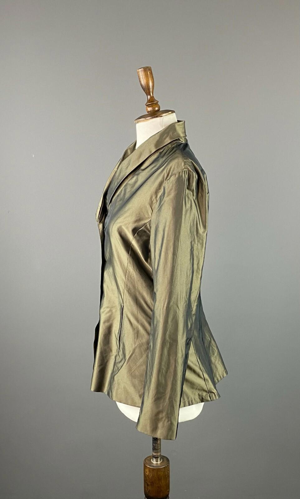 ELEMENTE CLEMENTE Khaki Button Down Blazer Jacket – Women's 1