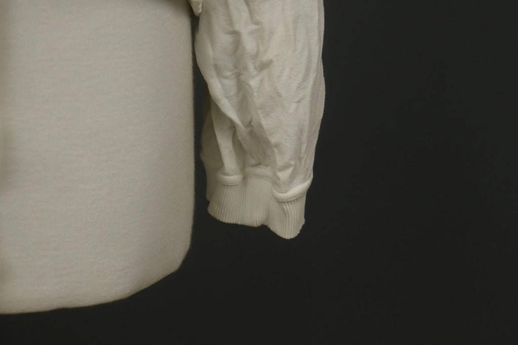 TRANSIT PAR SUCH White Raglan Sleeve Ribbed Hem Crew Neck Pullover Sweater Sz 3