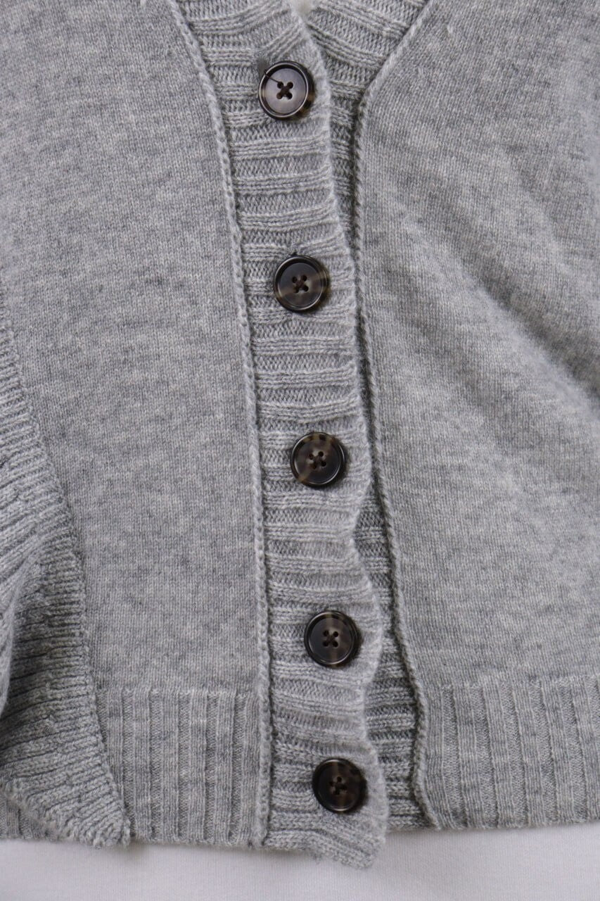 J.Crew 100% Cashmere Gray Knit Cardigan Sweater – Size XS