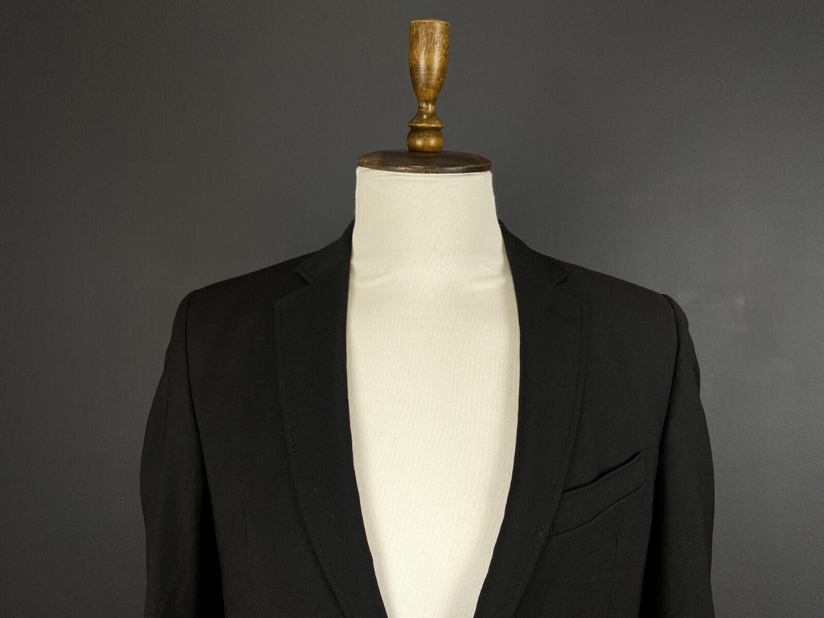 Versace Jeans Couture Black Wool 2 Button Sport Coat – Size M / EU 48 / US 38