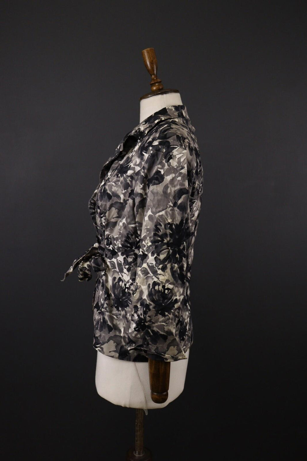 MAX MARA Multicolor Floral Belted Lightweight Blazer Jacket – Size USA 10