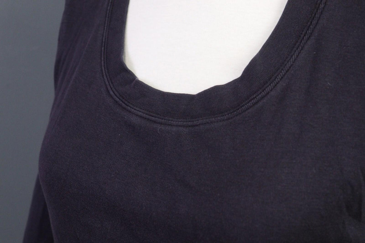 OSKA Blue Long Sleeve Round Neck Top Shirt Blouse – Size 2