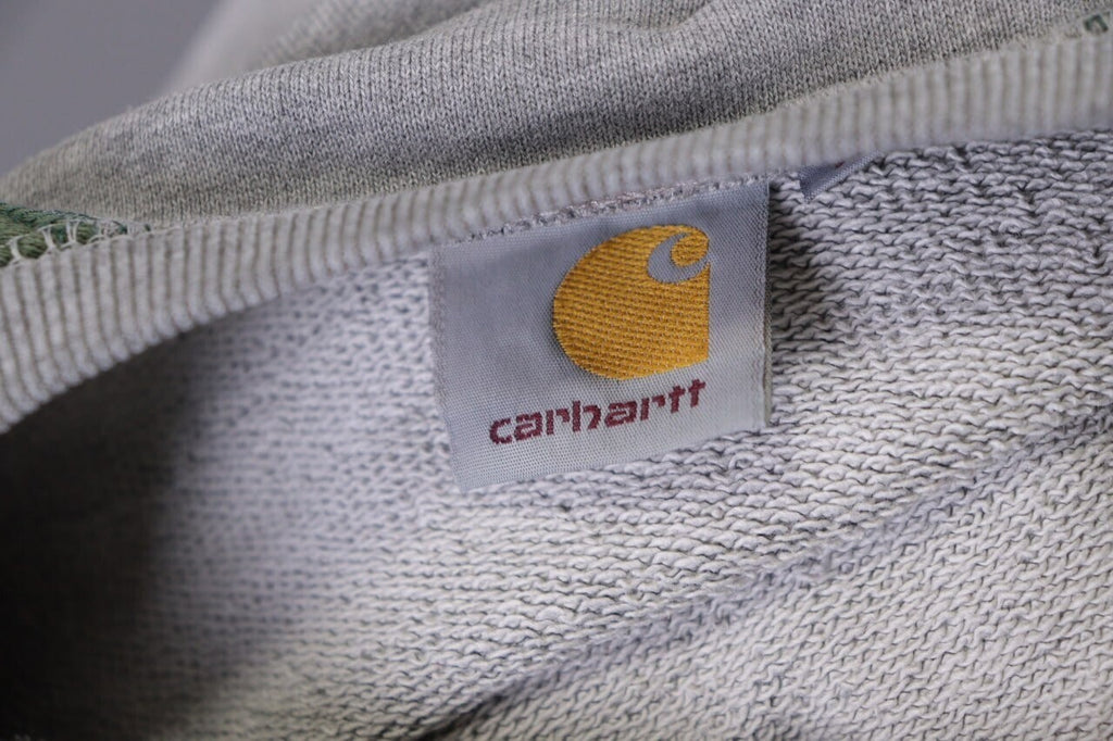 Carhartt Holbrook BI-Color Sweatshirt Gray/Green Sweater – Size M