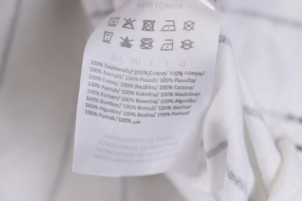 Karl Kani White Embroidered Summer Big Logo Short Sleeve T-shirt – Size XS