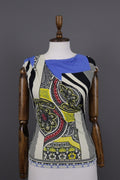 Etro Milano Multicolour Floral Paisley Sleeveless Blouse Top Shirt – Size 40