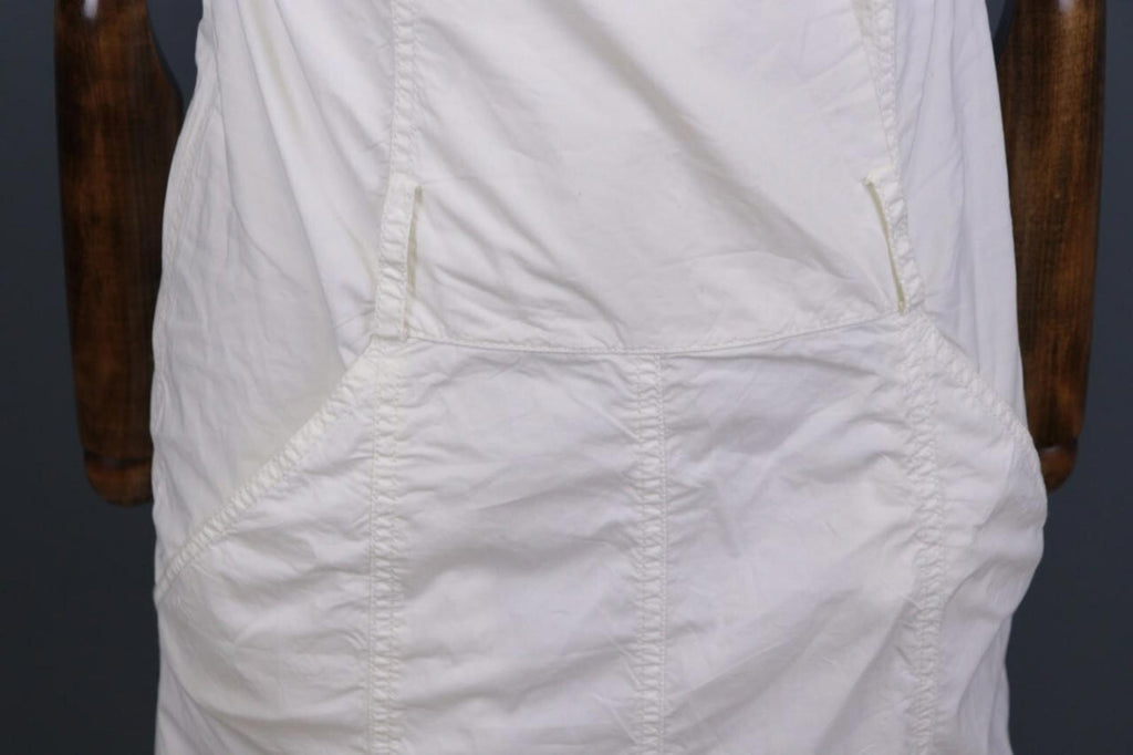 ANNETTE GORTZ Summer White Sleeveless Bodycon Wrape Midi Dress – Size 34