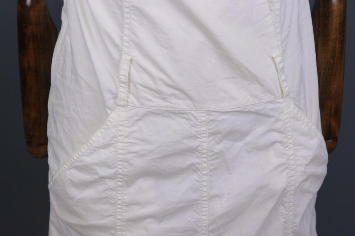 ANNETTE GORTZ Summer White Sleeveless Bodycon Wrape Midi Dress – Size 34