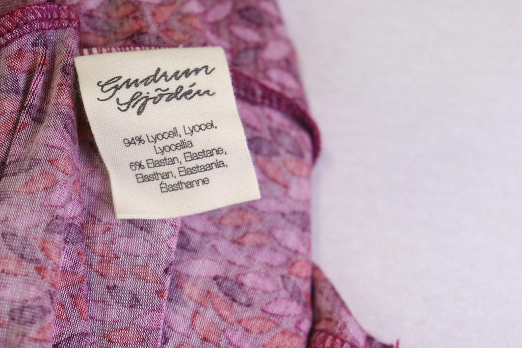 GUDRUN SJODEN Multicolor Floral Long Sleeve Blouse Top Shirt – Size S