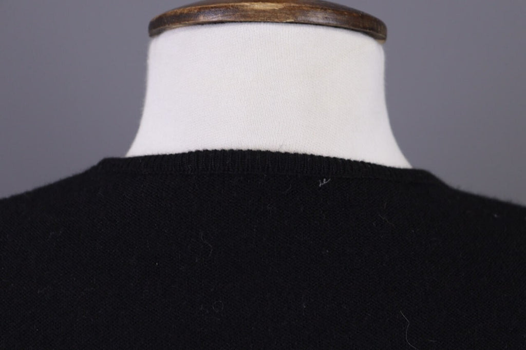 Sonia by Sonia Rykiel Black Wool Angora Knit Sweater 40 / M