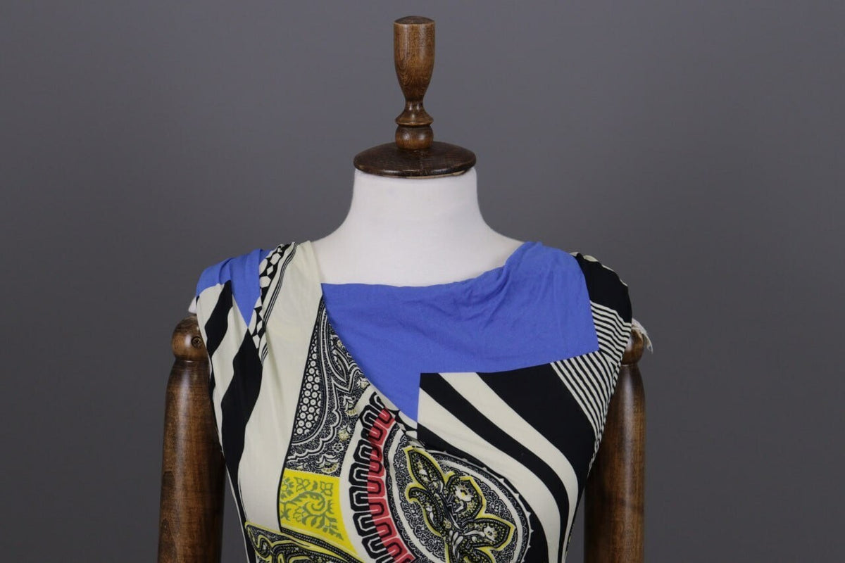 Etro Milano Multicolour Floral Paisley Sleeveless Blouse Top Shirt – Size 40