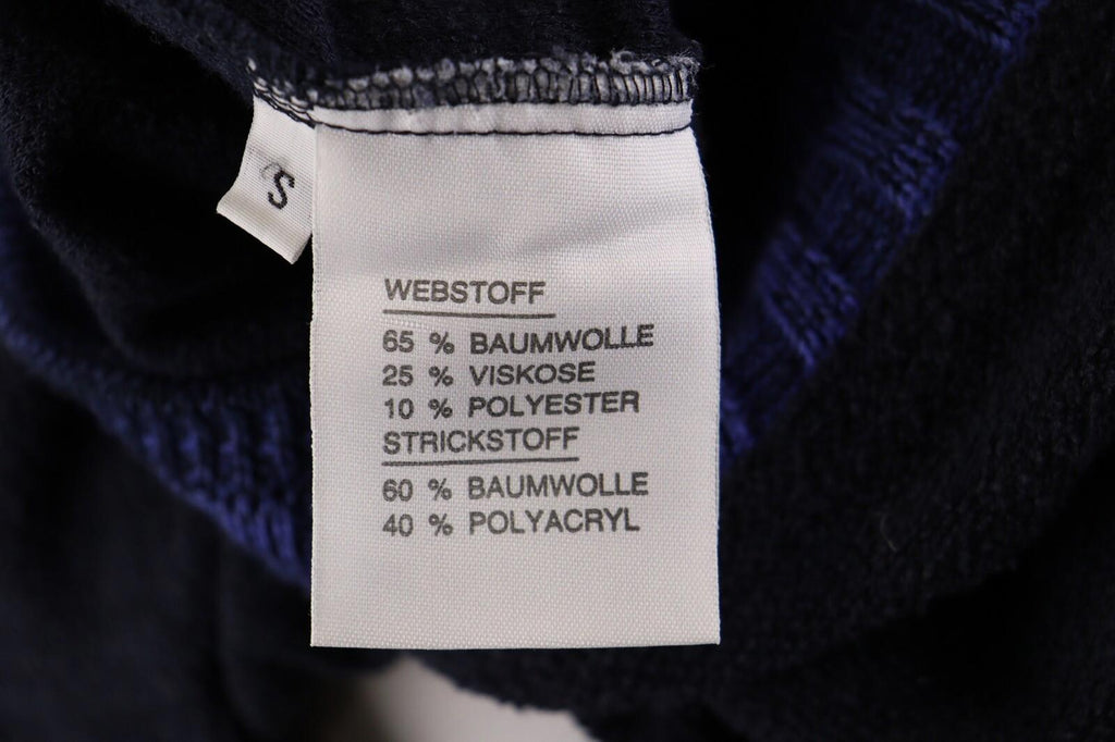 CARLO COLUCCI Blue Knit Vintage Long Sleeve Sweater – Size S