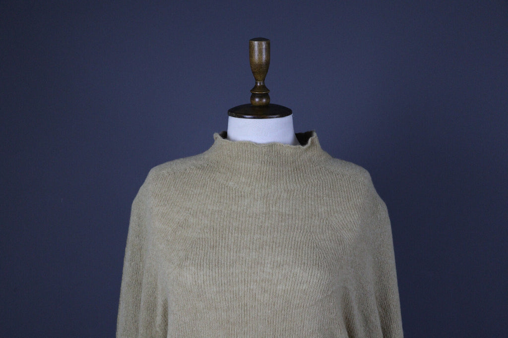 Marc Cain Brown Angora Wool Long Sleeve Oversized Knit Sweater – Size 2