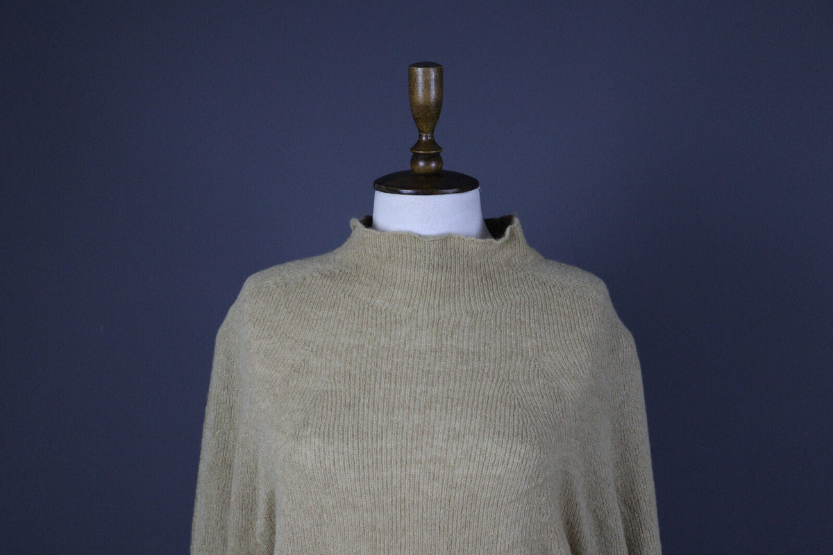 Marc Cain Brown Angora Wool Long Sleeve Oversized Knit Sweater – Size 2