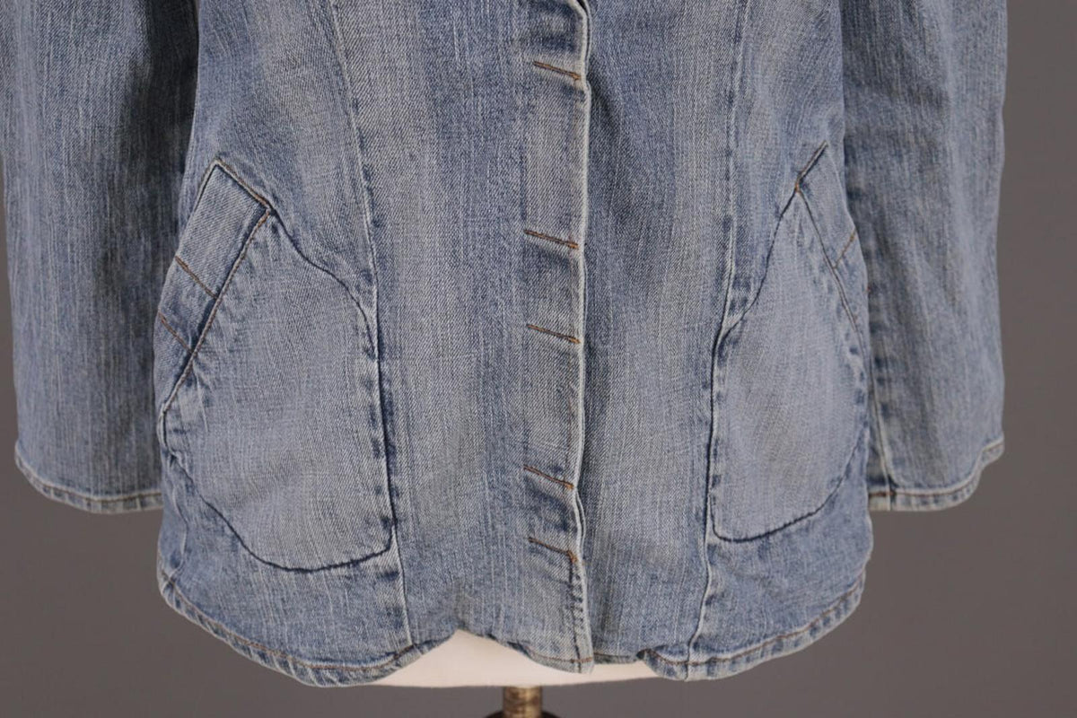 Vintage 90s W&L.T Walter Van Beirendonck Denim Jacket 38