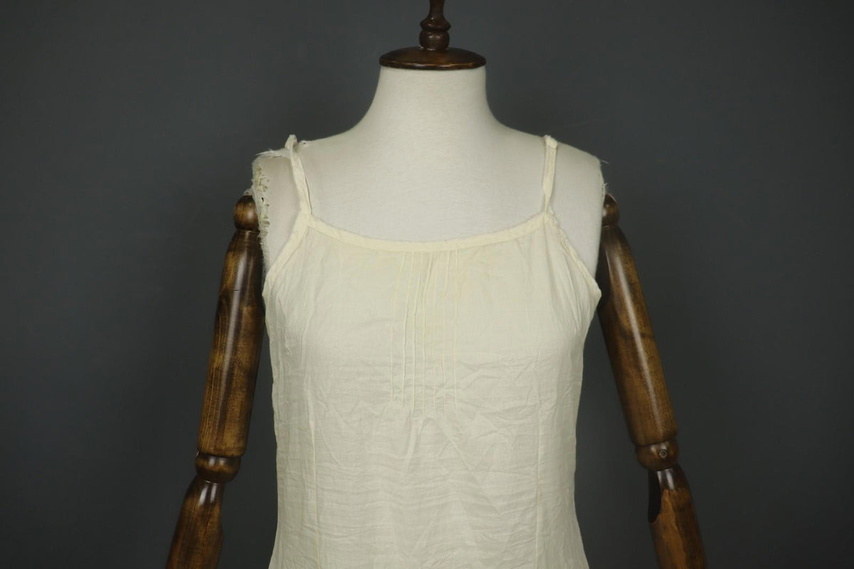 EWA I WALLA Yellow Cotton Spaghetti Strap Lace Hem Partywear Maxi Dress – Size S – Used