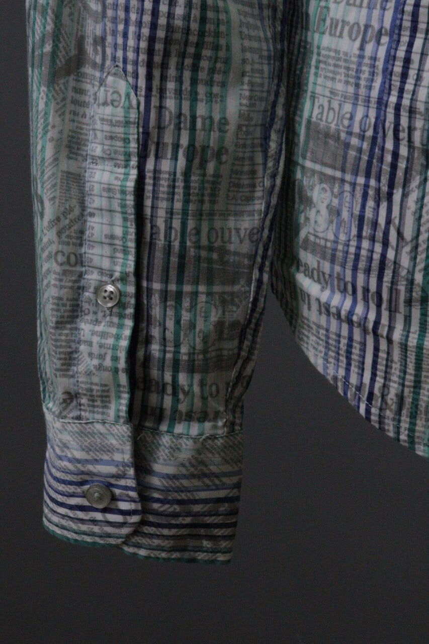 Desigual Barcelona Multicolor Striped Long Sleeve Button Down Shirt – Size L