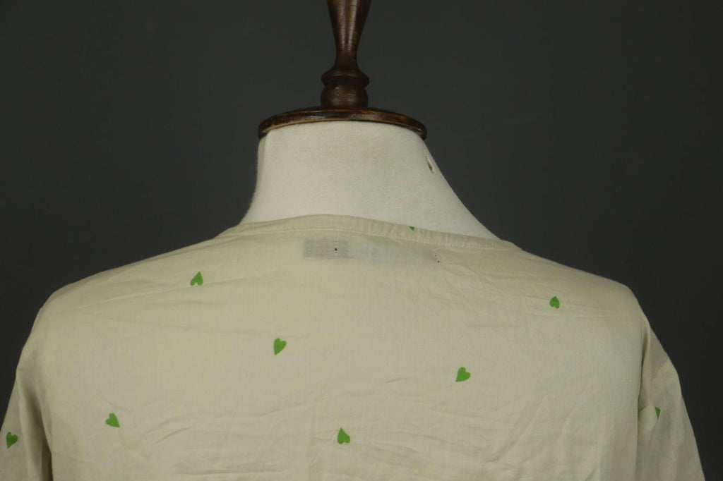 GUDRUN SJODEN Multi Embroidered Floral Cotton Button Front Shirt Dress – Size M