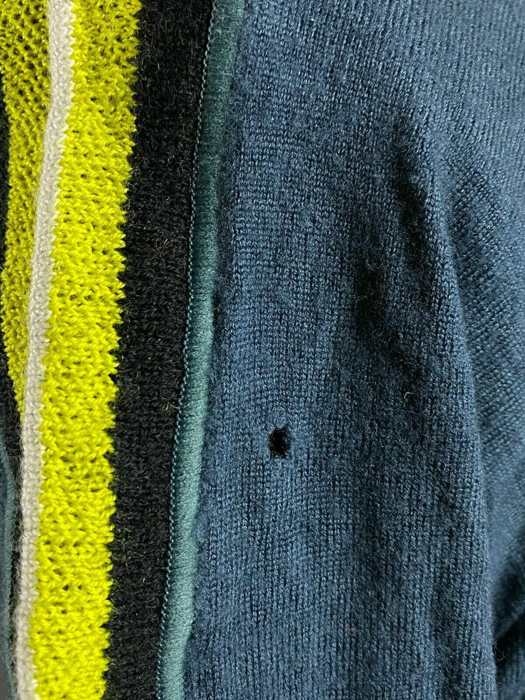 Icebreaker Blue High Neck 1/4 Zip Merino Wool Activewear Sweater – Men's M